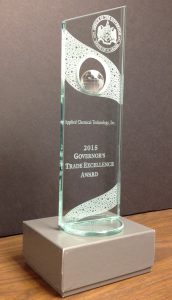 Gov. Bentley presented the Trade Excellence Award to 8 Alabama companies.