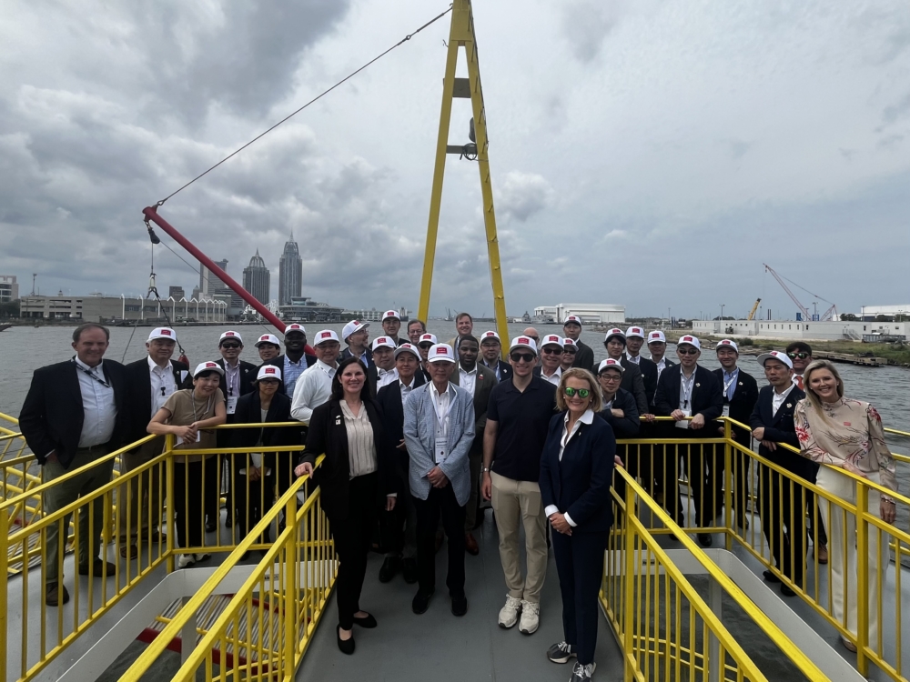Japanese shipbuilders tour Alabama coast as part of expansion mission