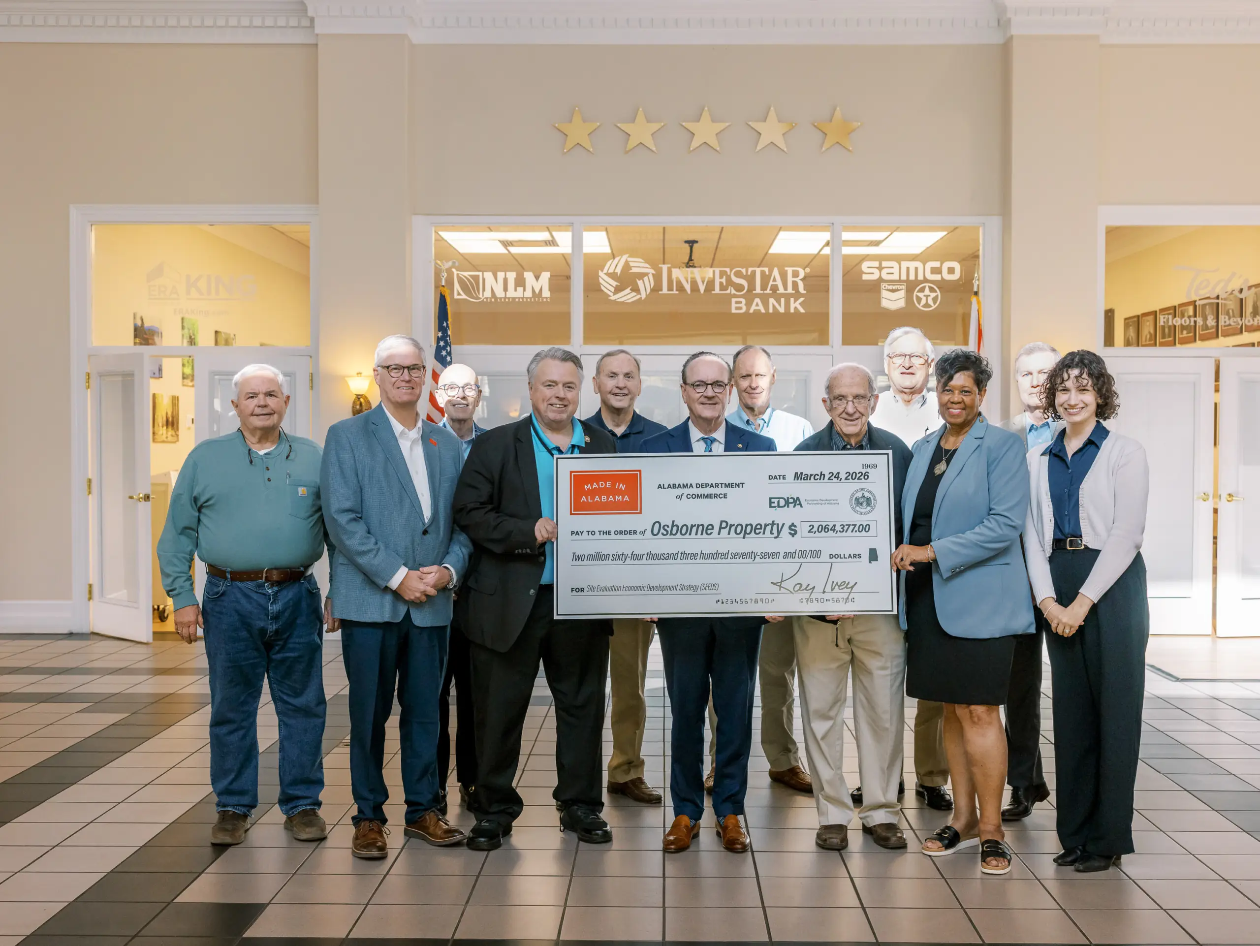 Calhoun County SEEDS check presentation
